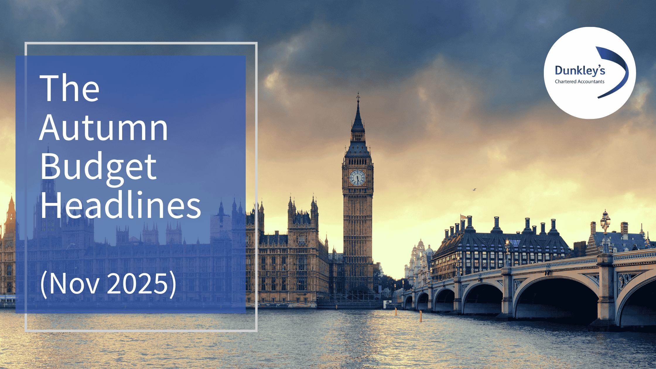 Autumn budget headlines 2025